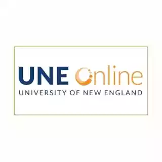 online.une.edu logo