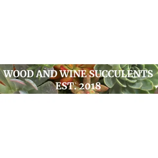 Wood and Wine Succulents logo