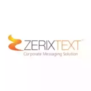 Shop Zerix Text discount codes logo